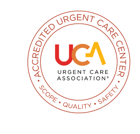 Quality accreditation seal from Urgent Care Association