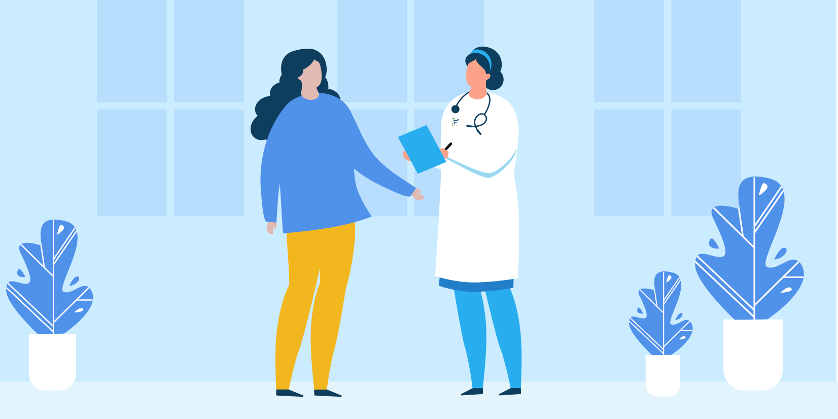 nurse helping patient 