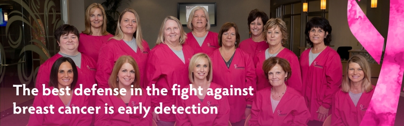 the best defense in the fight against breast cancer is early detection graphic