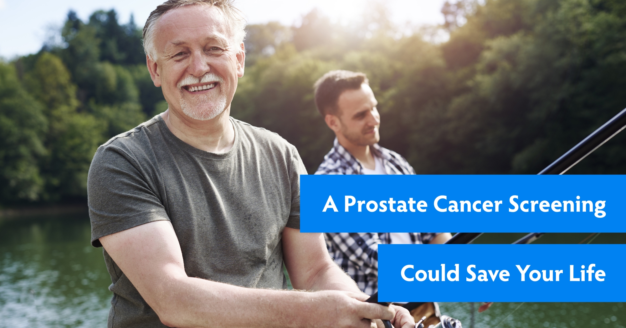 a prostate cancer screening could save your life graphic